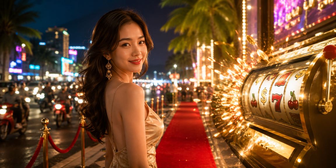 Không khí chợ đêm Nha Trang sôi động – người chơi slots trên điện thoại trong đêm nhộn nhịp